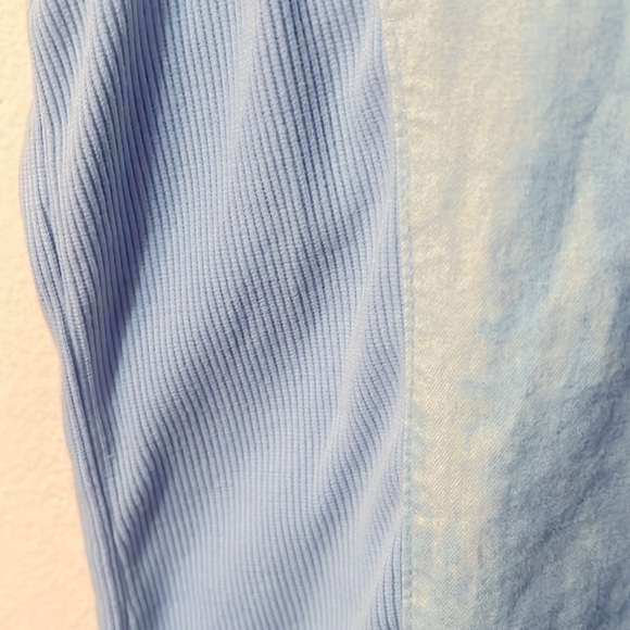 Ny collection denim Tie die top size M faded feminine metal buttons - Picture 5 of 6